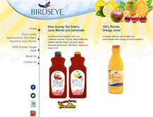 Tablet Screenshot of birdseyejuice.com